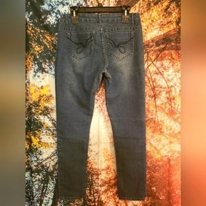 Sz. 9/10 Curvy Regular dots fashion jeans